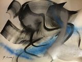 Work The World of Vibrators SY - P - 61 by Yasuo Sumi contemporary artwork works on paper