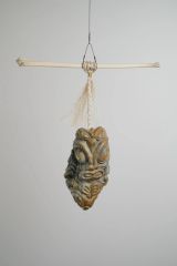 Tu mai Whaiwheke - stand strong by Neke Moa contemporary artwork sculpture