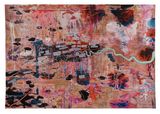 Large Expensive Abstract Painting by Grayson Perry contemporary artwork textile