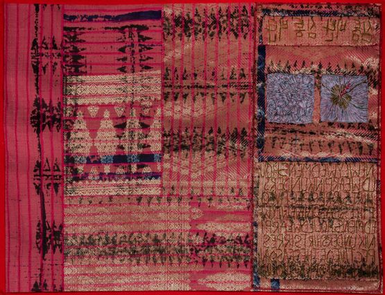 Poster 09 by Kallol Datta contemporary artwork Textile