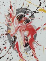 Jinete I by Jose Castiella contemporary artwork painting works on paper