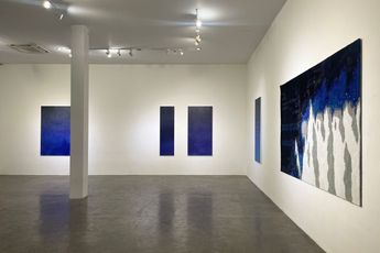 Contemporary art exhibition Hyangro Yoon Drive to the Moon and Galaxy at Gajah Gallery Yogyakarta Indonesia