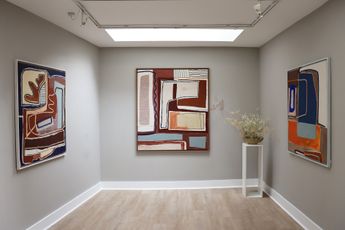 Contemporary art exhibition Laurence Leenaert QALB DARI Heart of the Home at Cadogan Gallery London United Kingdom