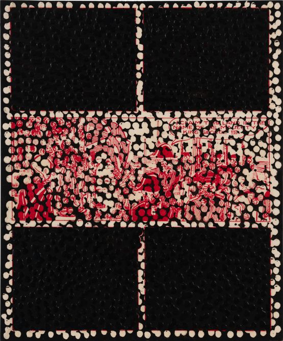 Untitled TBAGAAW by Daniel Boyd contemporary artwork Painting