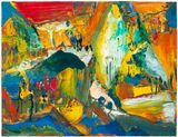 Blue-green  by Yin Zhaoyang contemporary artwork painting