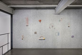 Contemporary art exhibition Cecilia Vicuna Quipu Girok Knot Record at Lehmann Maupin Seoul South Korea