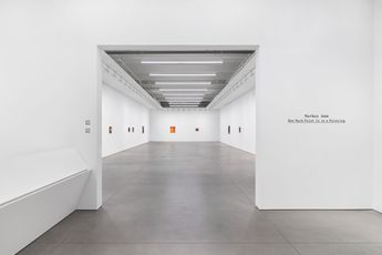 Contemporary art exhibition Markus Amm How Much Paint Is in a Painting at David Kordansky Gallery New York United States