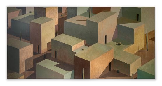 Laberint Llarg by Ramon Enrich contemporary artwork Painting