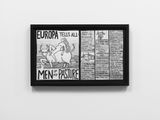 Europa Tells All by Mary Reid Kelley contemporary artwork works on paper