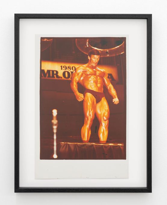 Boyer Coe Mr Universe contestant and Mr Olympia 1980 Sydney by Fiona Clark contemporary artwork Print