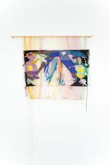 A Hand Woven Piece from Spring by Zhang Meng contemporary artwork textile