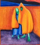 Hooded couple by William Bennett contemporary artwork painting