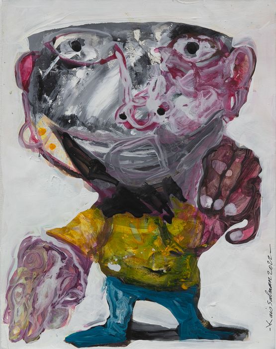 Untitled by Kais Salman contemporary artwork Painting