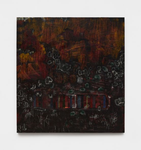 Partir em busca daquilo que se pressente em seu intimo muito alem da mente O iniciado. by Lais Amaral contemporary artwork Painting