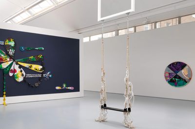 Rachel Eulena Williams Cascading Canvas Assemblages