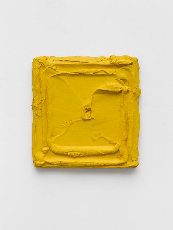 Geel-geel by Bram Bogart contemporary artwork Painting