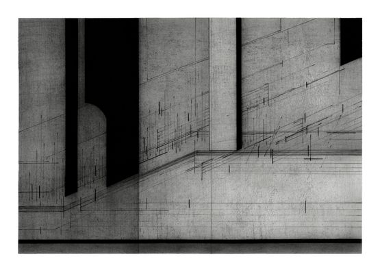 Incomplete Measures 2 by Seher Shah contemporary artwork Works on Paper