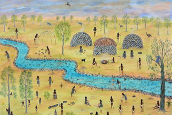 Contemporary art exhibition Marlene Gilson My Place - Before at Martin Browne Contemporary Sydney Australia