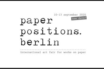 Contemporary art exhibition paper positions berlin 2020 at GaleriePeterSillem Frankfurt Germany