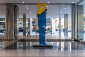 Contemporary art exhibition Coosje Van Bruggen and Claes Oldenburg Lever House at Paula Cooper Gallery 521 West 21st Street United States