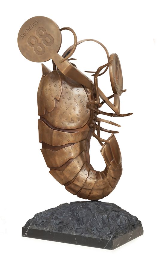 Manner Dinner Lobster by Uji Hahan Handoko Eko Saputro contemporary artwork Sculpture