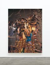 Feathers by Zac Langdon-Pole contemporary artwork mixed media photography