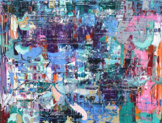 OP 28 by Szilard Huszank contemporary artwork Painting