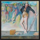 Propos sur Ici Plage by Martial Raysse contemporary artwork painting