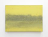 Yellow Trees by Merlin James contemporary artwork painting