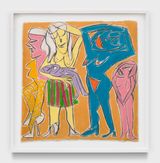 Dynamics by Ruby Neri contemporary artwork drawing works on paper