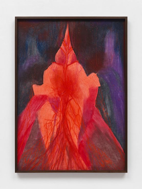 At the Conciliabule of Breathing Mounds IV by Marguerite Humeau contemporary artwork Works on Paper