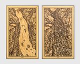 Waterfall  Rockfall  by Ni Youyu contemporary artwork painting