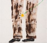 Trousers and Daisy by Jenny Watson contemporary artwork painting