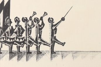 Contemporary art exhibition Si Lewen There Are No Words Si Lewens Parade at Metropolitan Museum of Art New York United States