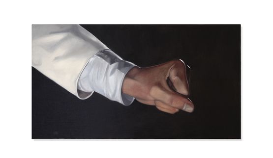 UNTITLED fist by Oliver Clegg contemporary artwork Painting