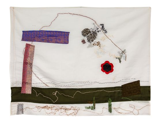 Differently able by Vinoja Tharmalingam contemporary artwork Textile