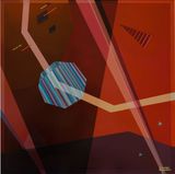 Scientists believe it began its rampage after being ejected from a celestial menage-a-trois by Annamieke Engelbrecht contemporary artwork painting