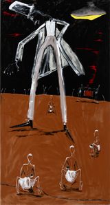 Opium Agent by Mia Boe contemporary artwork painting