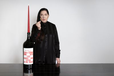 Marina Abramovic Swaps Performance for Plonk in Bonhams Charity Wine Auction