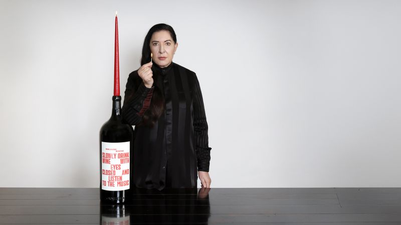 Marina Abramovic Swaps Performance for Plonk in Bonhams Charity Wine Auction