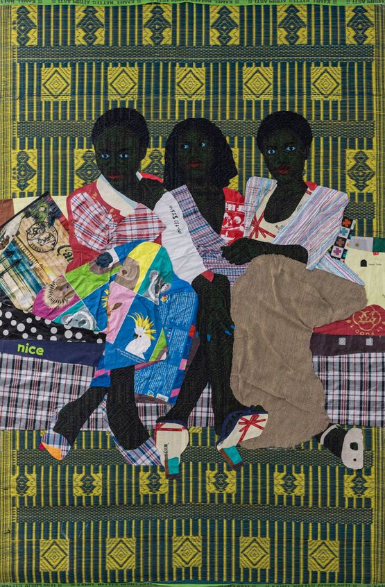 You Cant Make Old Friends by Emmanuel Kwaku Yaro contemporary artwork Painting