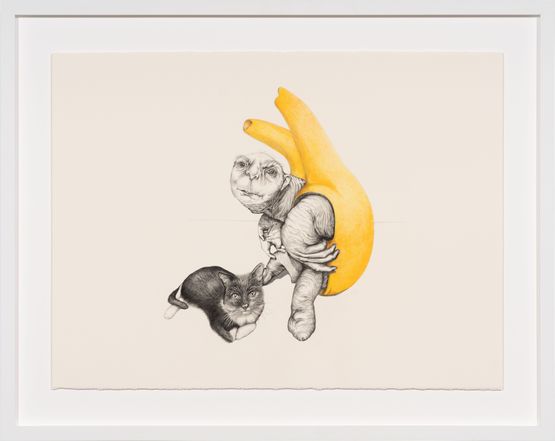 The Moment When They Respond With Intention by Patricia Piccinini contemporary artwork Works on Paper