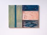 Pink Window by James Ross contemporary artwork painting works on paper