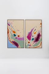 Lo que ocurre mientras seguimos con nuestro quehaceres by Violeta Maya contemporary artwork painting