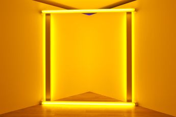 Contemporary art exhibition Dan Flavin European Couples at Gagosian Le Bourget France