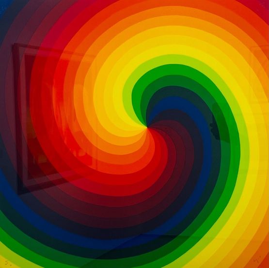 Rainbow Hole 1 A by Ay-O contemporary artwork Print