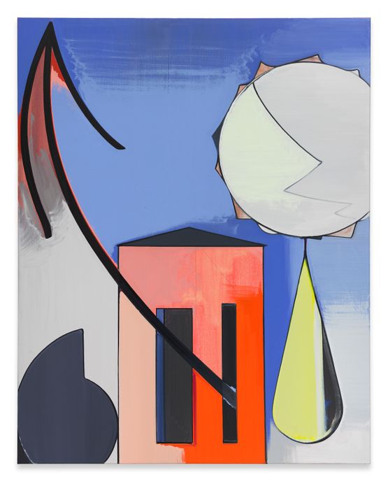 Portrat Haus 921 by Thomas Scheibitz contemporary artwork Mixed Media