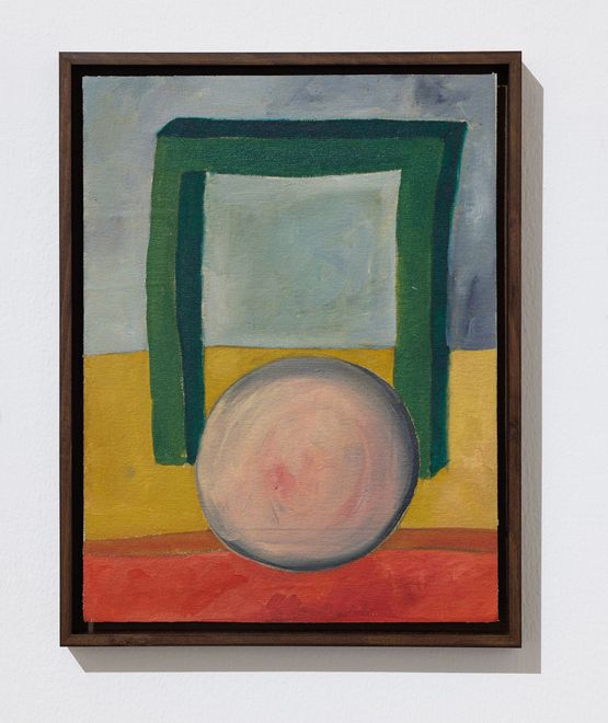 Stage big ball by Ana Mazzei contemporary artwork Painting