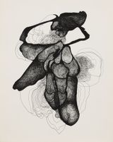Untitled by Hedda Sterne contemporary artwork drawing works on paper