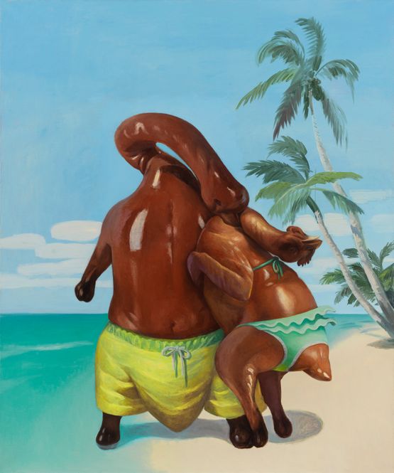 Passionate Love by Wang Xingwei contemporary artwork Painting